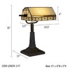 Hastings Home Hastings Home Tiffany Style Bankers LED Desk Lamp 149317ZGW